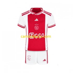 Camisolas de futebol AFC Ajax Criança Equipamento Principal 2023/24 Manga Curta